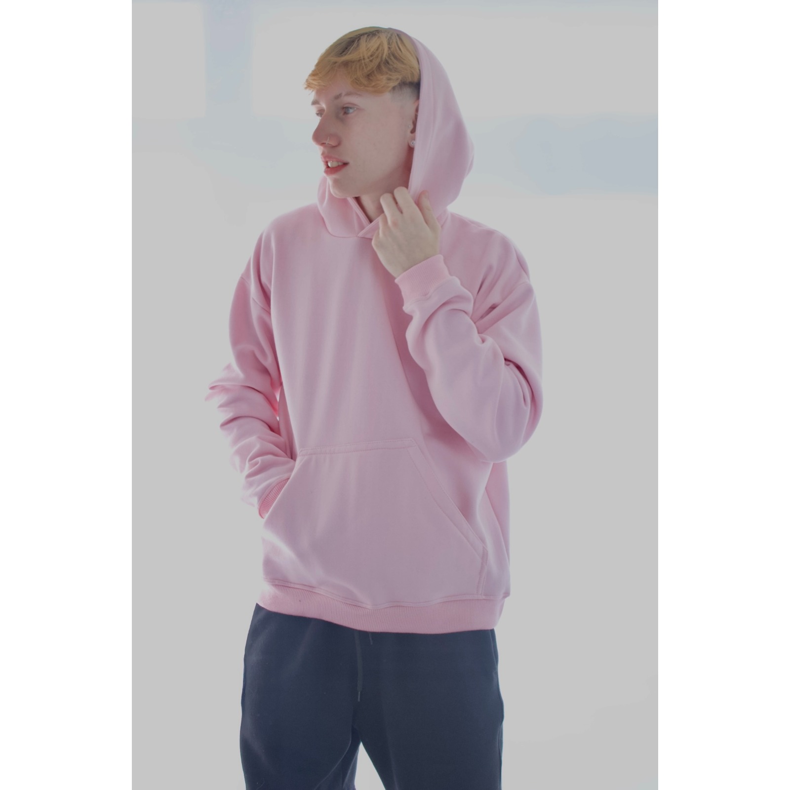 Blusa de Moletom Rosa Bebê 4
