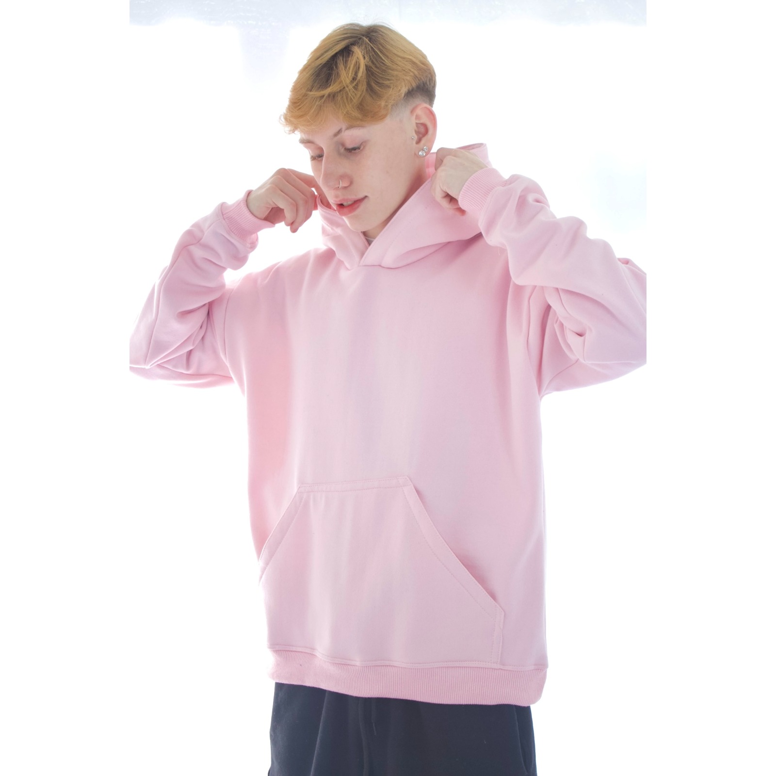 Blusa de Moletom Rosa Bebê 5
