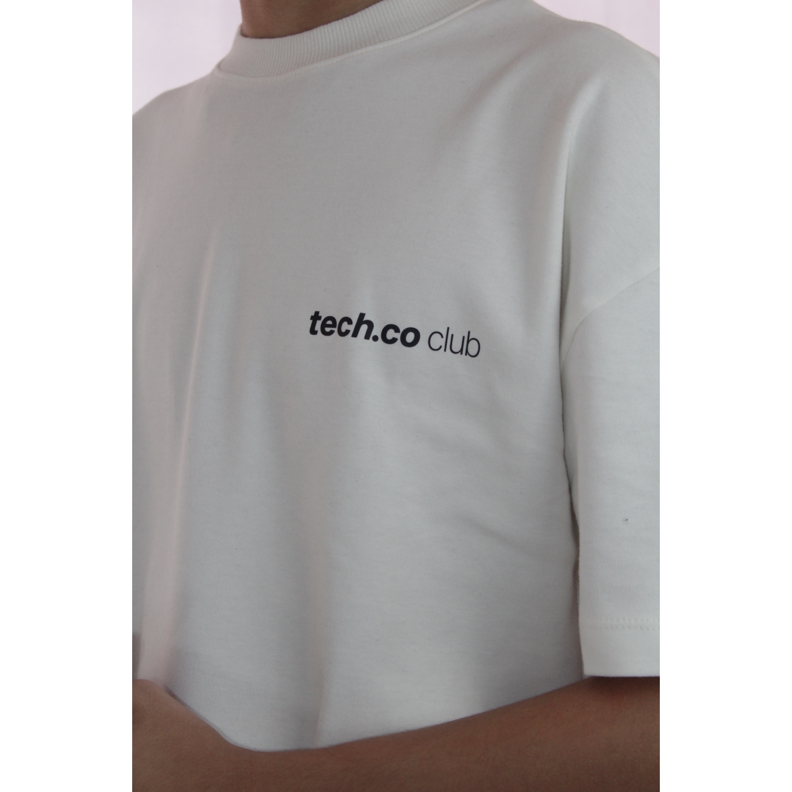Camiseta Boxy Fluid Off White 6