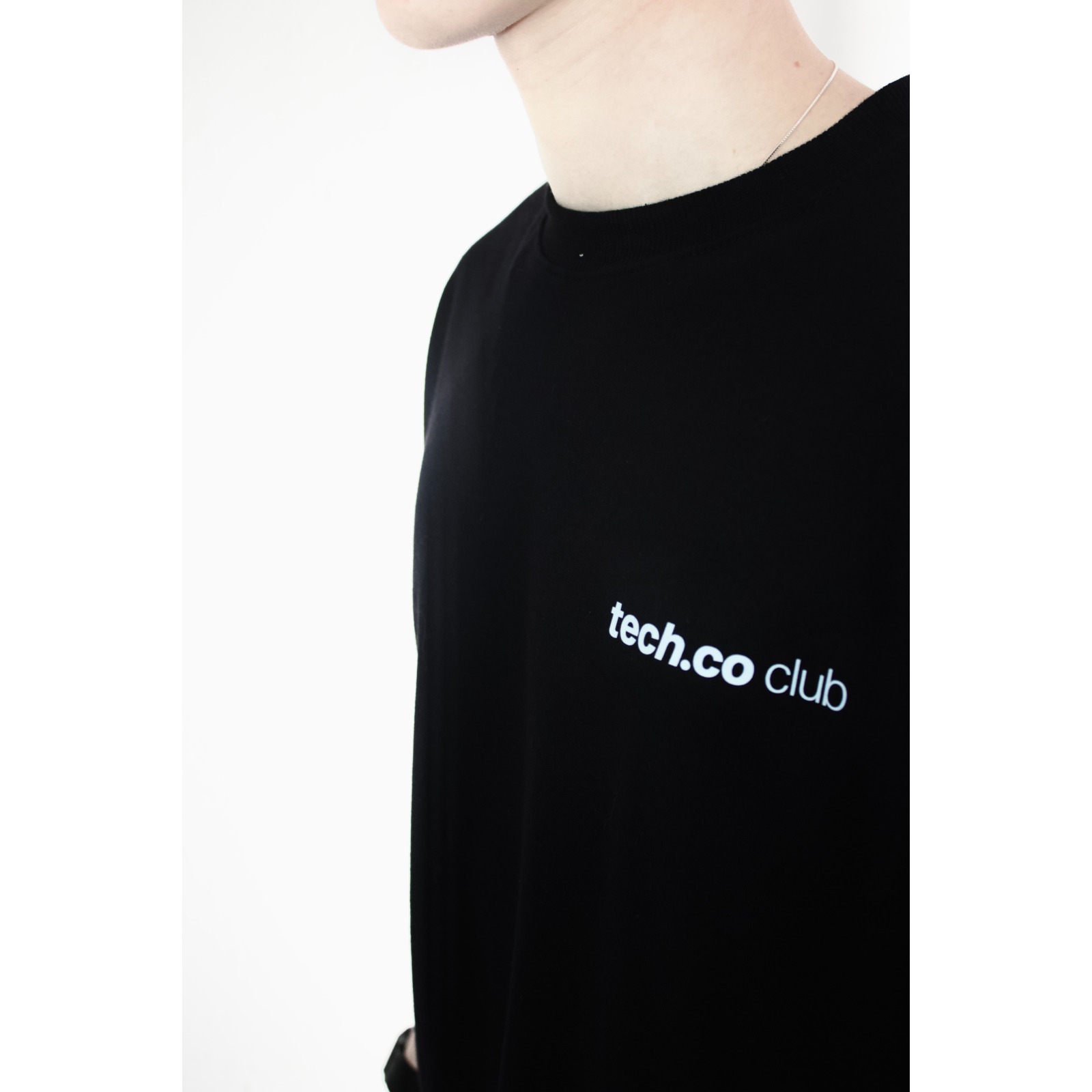 Camiseta Boxy Fluid Preta 6
