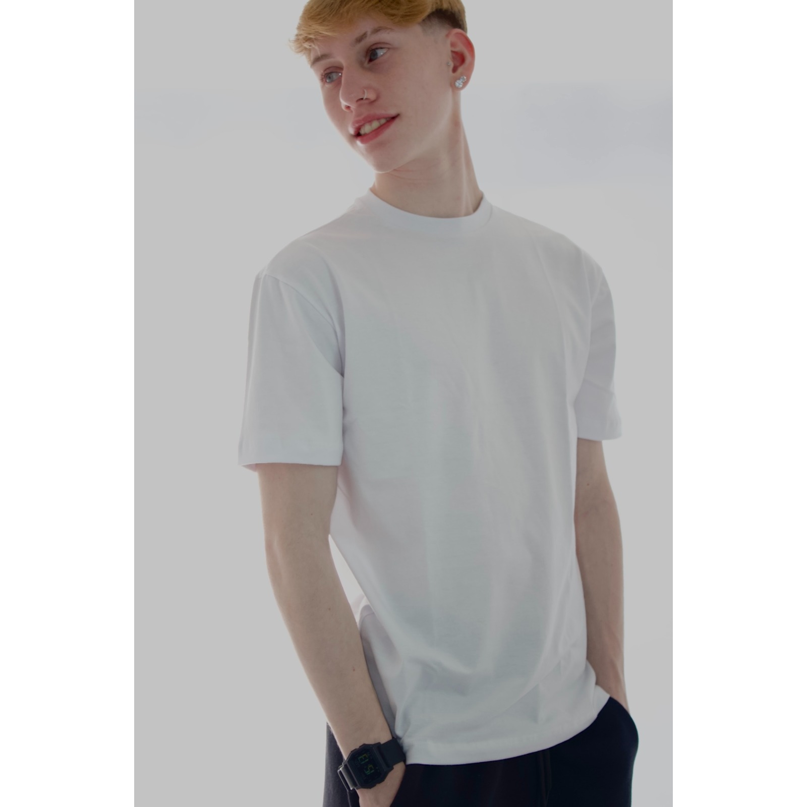 Camiseta Slim Comfort Fit Branca 4