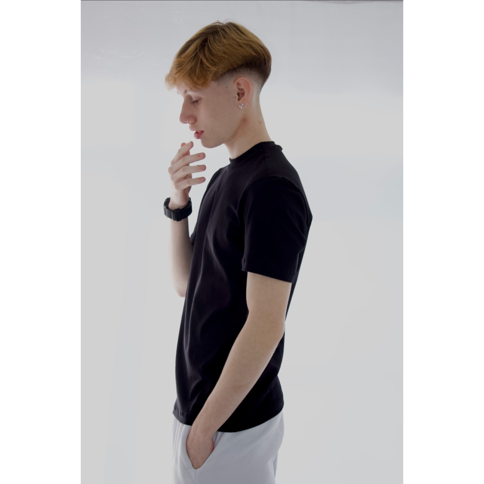 Camiseta Slim Fit Comfort Preta 6